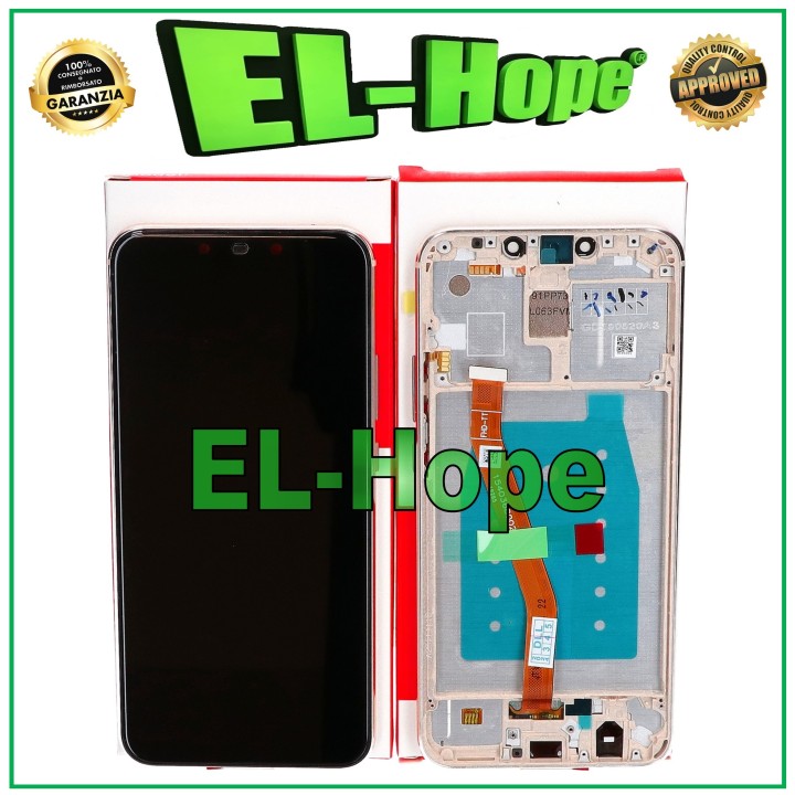 DISPLAY TOUCH FRAME PARI ORIGINAL SERVICE HUAWEI MATE 20 LITE SNE-LX1 AL00 GOLD