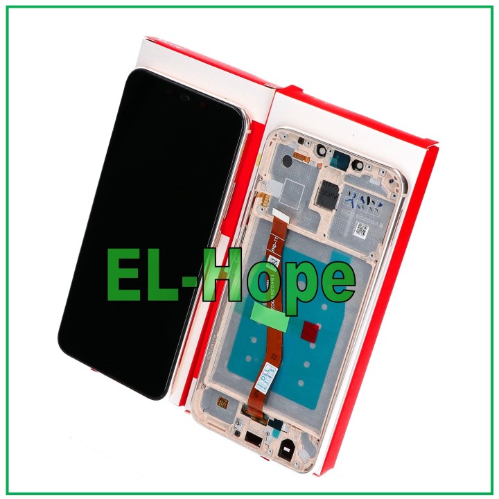 DISPLAY TOUCH FRAME PARI ORIGINAL SERVICE HUAWEI MATE 20 LITE SNE-LX1 AL00 GOLD