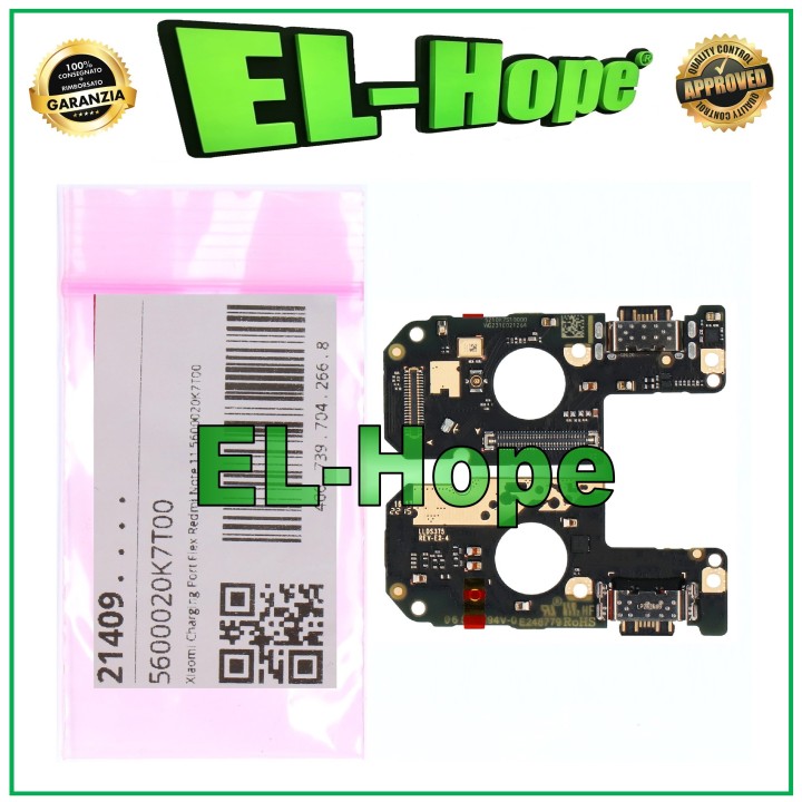 ORIGINAL DOCK CHARGING CONNECTOR SERVICE XIAOMI REDMI NOTE 11 NFC 220117TY
