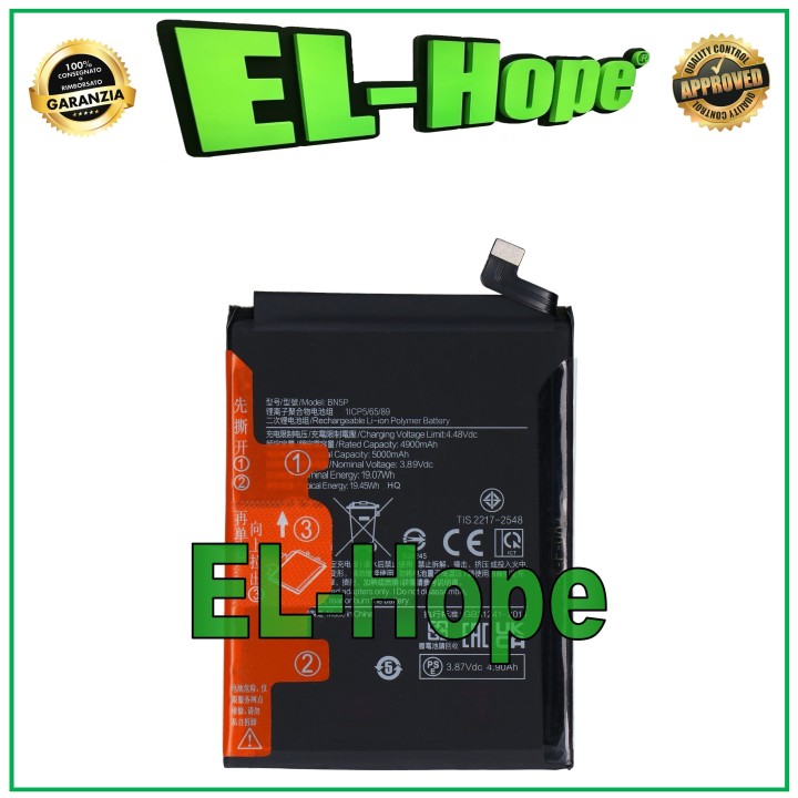 BN5P BATTERY FOR XIAOMI REDMI NOTE 13 4G 5G 5000 mAh BATTERY EQUAL TO ORIGINAL
