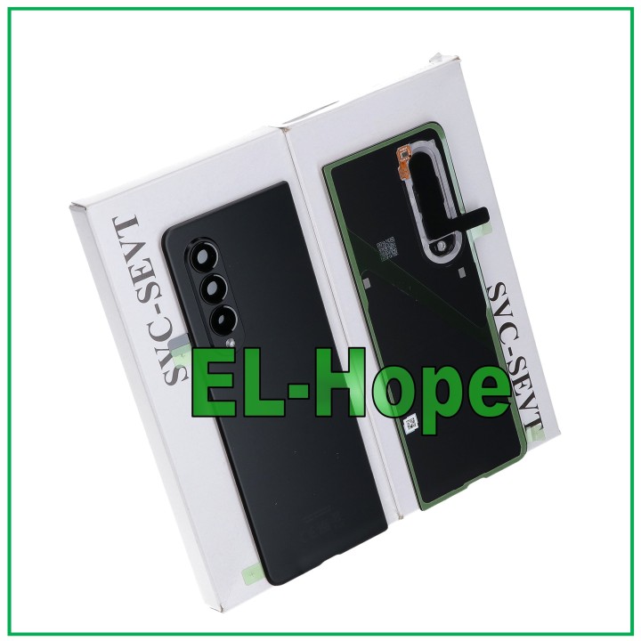 ORIGINAL SAMSUNG GALAXY Z FOLD 3 5G SM-F926 BLACK REAR BATTERY COVER