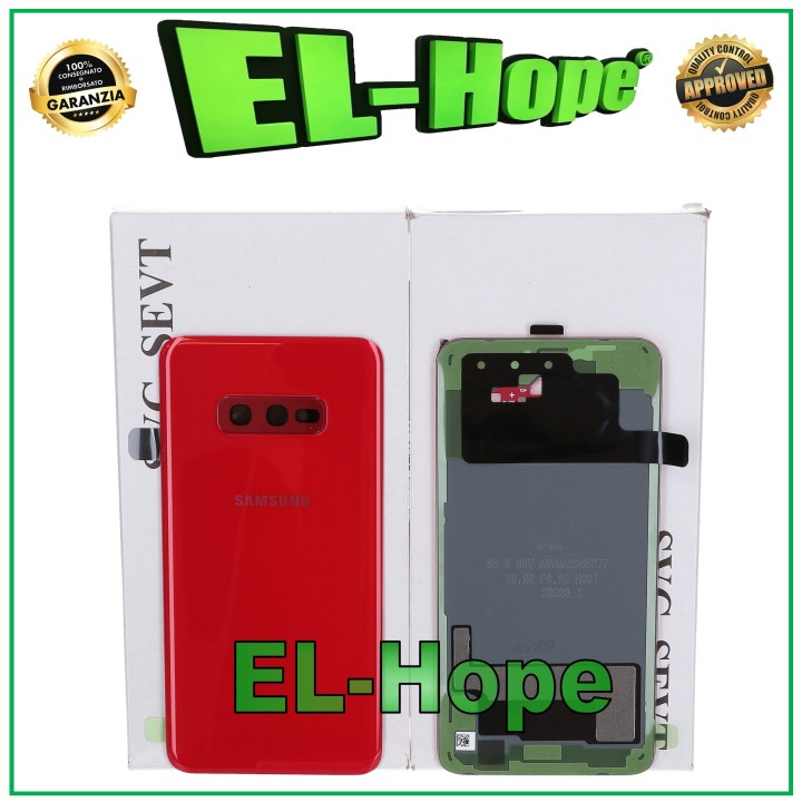 ORIGINAL SAMSUNG GALAXY S10E SM-G970 BATTERY COVER BACK COVER RED