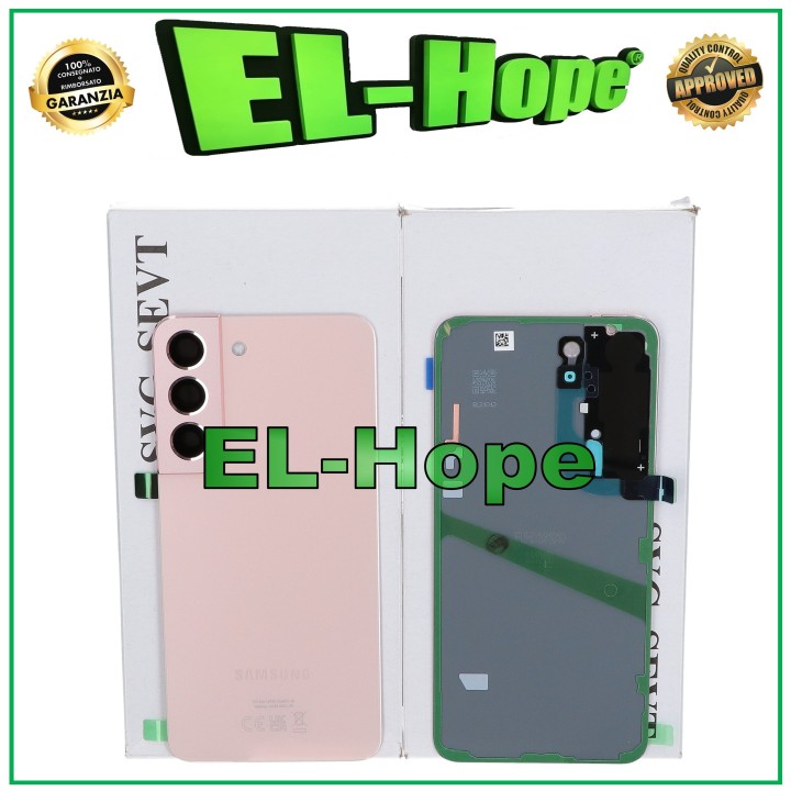 ORIGINAL SAMSUNG GALAXY S22 SM-G901B REAR BATTERY COVER BODY PINK GOLD