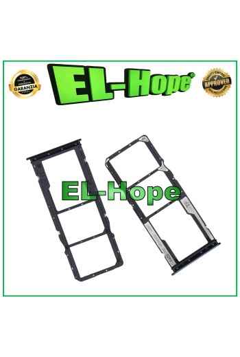 SLOT CART COMPARTMENT NANO SIM SD CARD XIAOMI REDMI NOTE 10 4G M2101K7 BLACK
