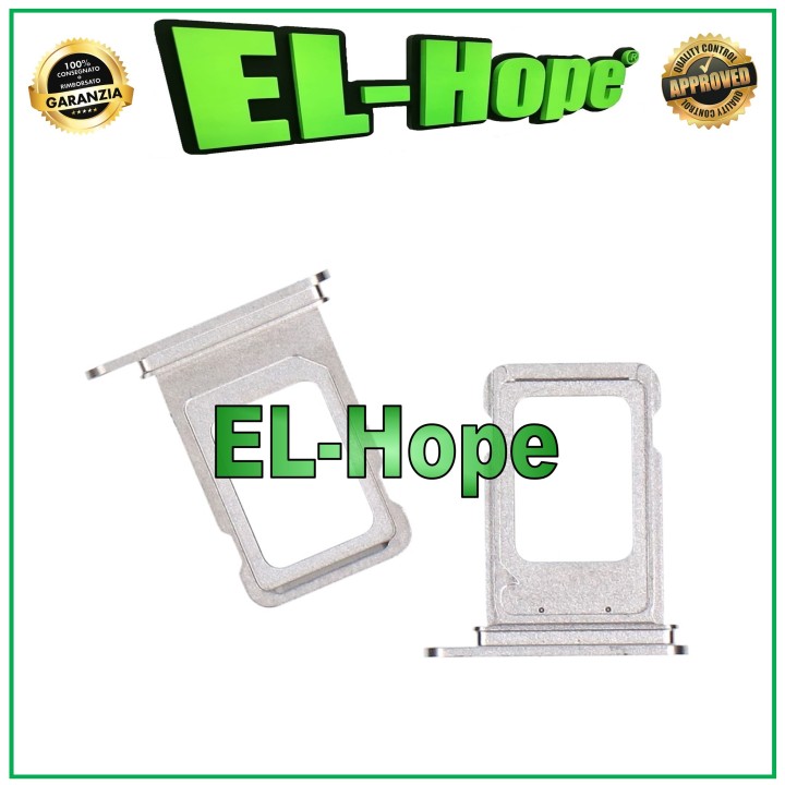 SLOT CART COMPARTMENT HOLDER NANO SIM HOUSING FOR IPHONE 13 PRO SILVER