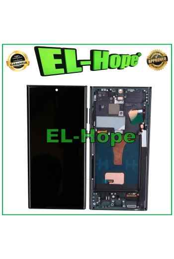 TFT LCD DISPLAY + FRAME TOUCH FOR SAMSUNG GALAXY S22 ULTRA 2022 SM-S908 BLACK