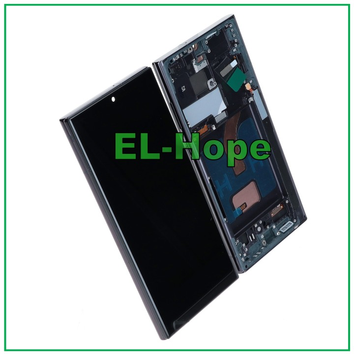 TFT LCD DISPLAY + FRAME TOUCH FOR SAMSUNG GALAXY S22 ULTRA 2022 SM-S908 BLACK