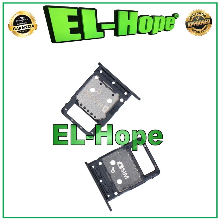 SLOT CART SIM CARD MICRO SD SAMSUNG GALAXY TAB S6 LITE SM-P610 P615 BLACK