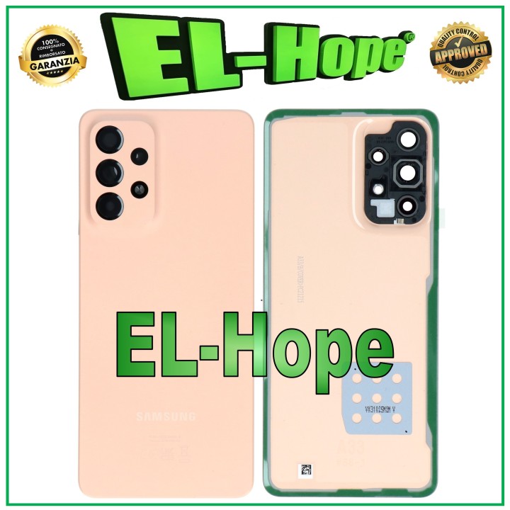 ORIGINAL SAMSUNG GALAXY A33 5G SM-A336B BATTERY COVER PEACH BACK