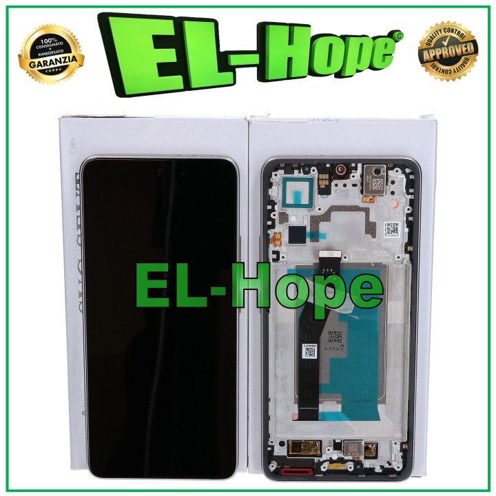 TOUCH SCREEN LCD DISPLAY + ORIGINAL SERVICE FRAME XIAOMI 14T 2406APNFAG TITANIUM