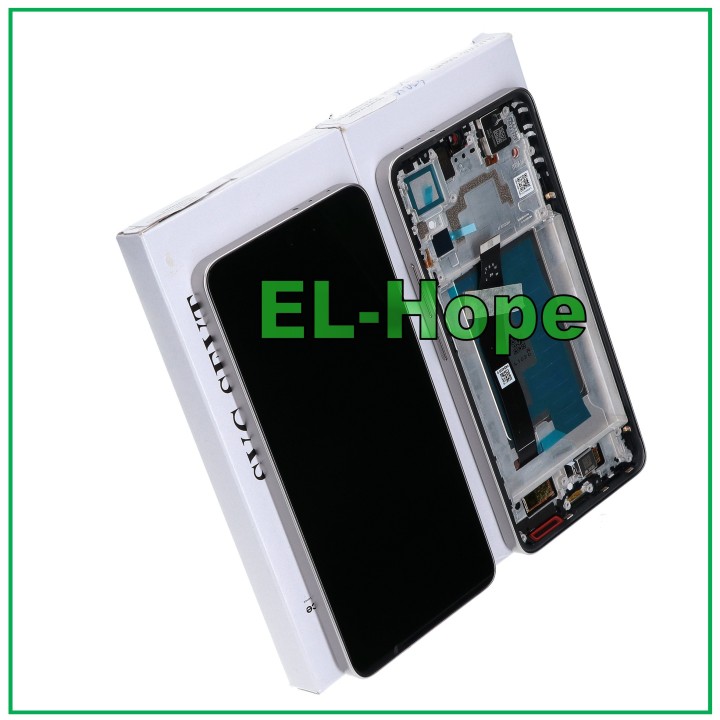 TOUCH SCREEN LCD DISPLAY + ORIGINAL SERVICE FRAME XIAOMI 14T 2406APNFAG TITANIUM