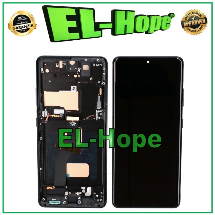 TFT FRAME LCD DISPLAY FOR SAMSUNG GALAXY S21 ULTRA SM-G998 TOUCH BLACK GLASS