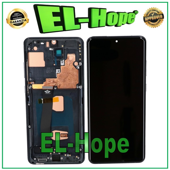 TFT FRAME DISPLAY + TOUCH SCREEN FOR SAMSUNG GALAXY S20 ULTRA SM-G988 BLACK