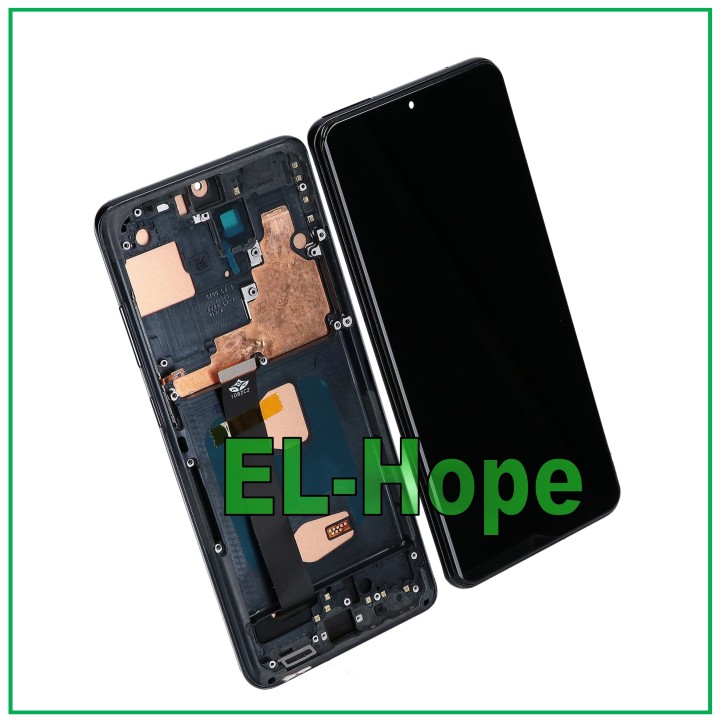 TFT FRAME DISPLAY + TOUCH SCREEN FOR SAMSUNG GALAXY S20 ULTRA SM-G988 BLACK