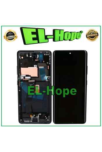 OLED LCD DISPLAY + FRAME FOR SAMSUNG GALAXY S21 ULTRA SM-G998 TOUCH BLACK GLASS