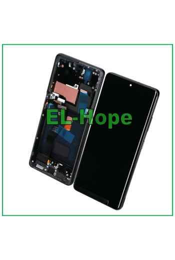 OLED LCD DISPLAY + FRAME FOR SAMSUNG GALAXY S21 ULTRA SM-G998 TOUCH BLACK GLASS