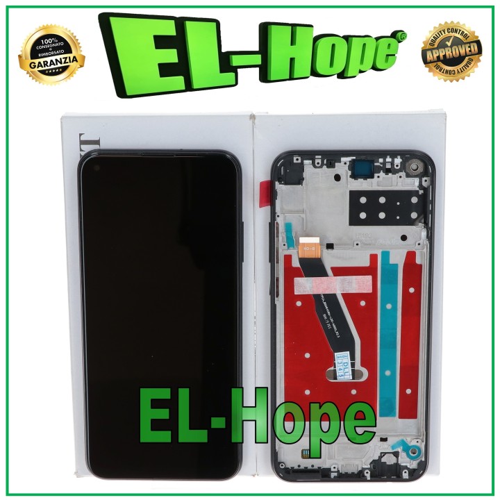 LCD DISPLAY EQUAL FRAME ORIGINAL SERVICE HUAWEI P40 LITE AND ART-L29 TOUCH BLACK