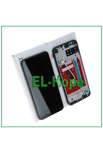 LCD DISPLAY EQUAL FRAME ORIGINAL SERVICE HUAWEI P40 LITE AND ART-L29 TOUCH BLACK