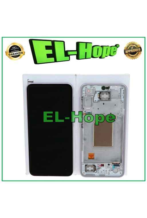 TOUCH DISPLAY + ORIGINAL LCD FRAME SAMSUNG GALAXY A35 5G SM-A356 LAVENDER LILAC