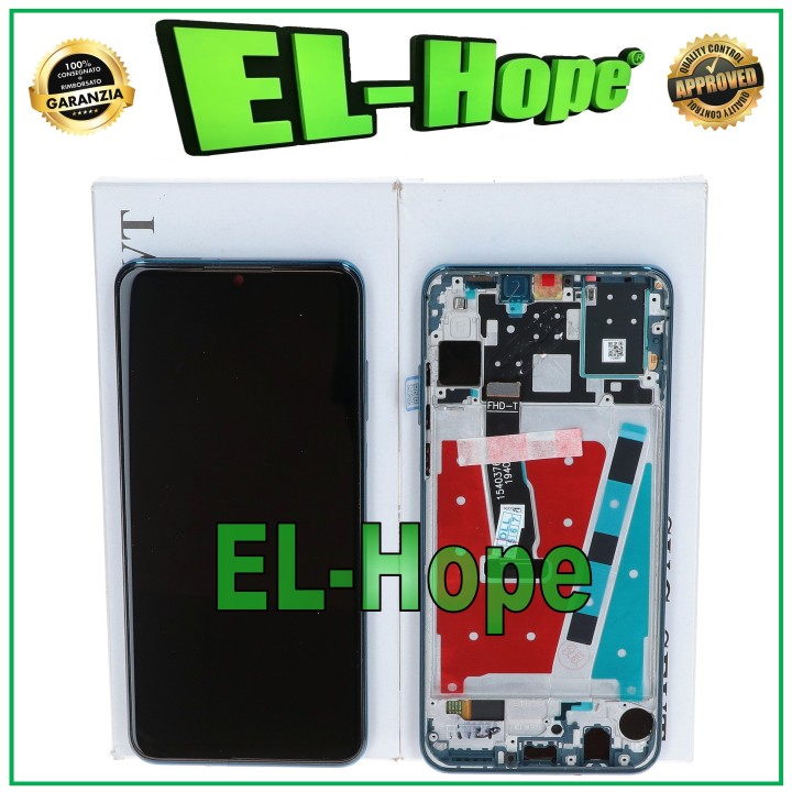 ORIGINAL EQUAL FRAME DISPLAY SERVICE HUAWEI P30 LITE MAR-LX1M 48 MP TOUCH BLUE