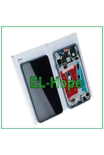 ORIGINAL EQUAL FRAME DISPLAY SERVICE HUAWEI P30 LITE MAR-LX1M 48 MP TOUCH BLUE