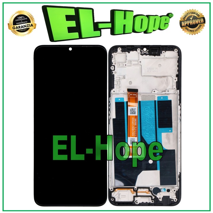 LCD DISPLAY FRAME FOR OPPO A55S 5G CPH2309 TOUCH SCREEN GLASS SCREEN ASSEMBLED