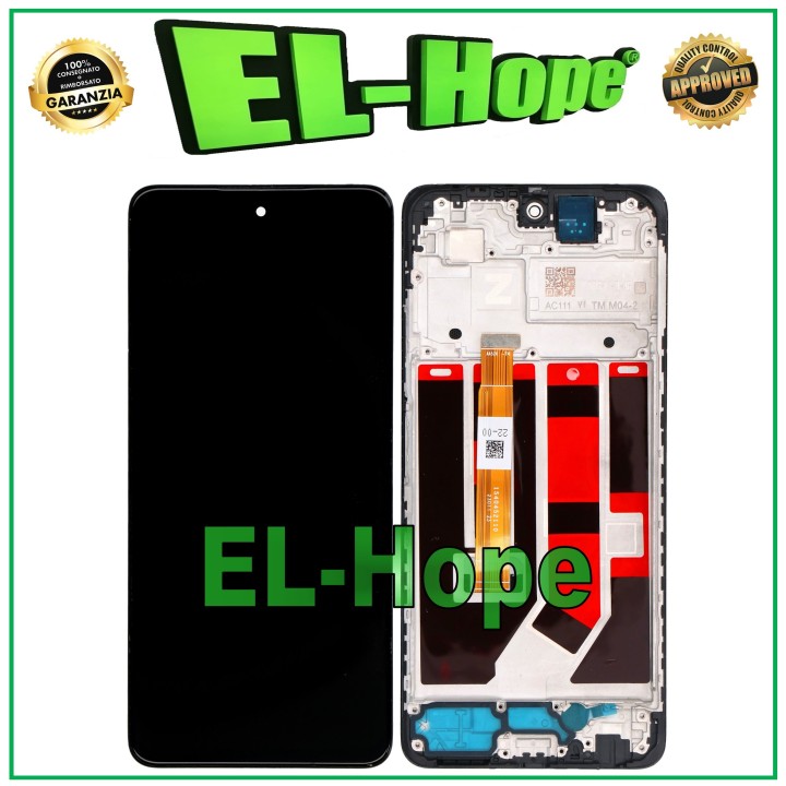 LCD DISPLAY + FRAME FOR OPPO A58 4G CPH2577 TOUCH SCREEN GLASS MONITOR SCREEN