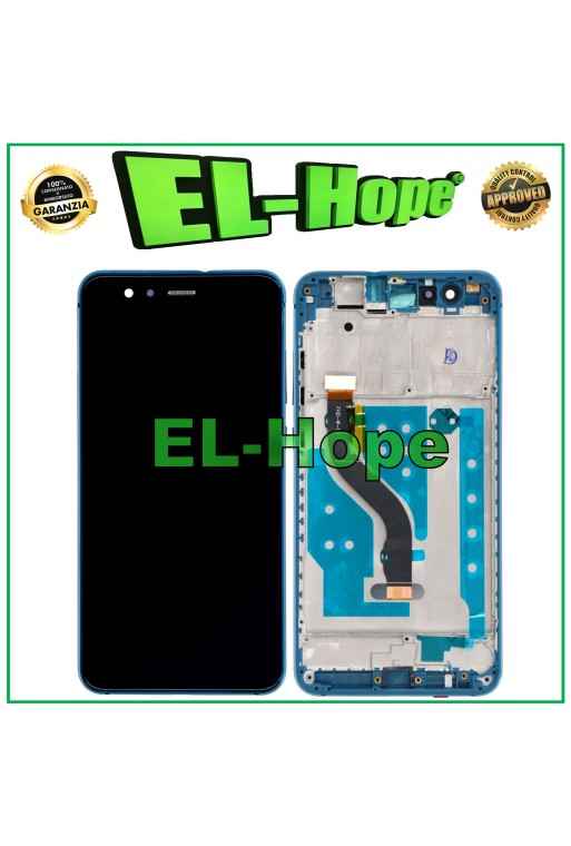 LCD DISPLAY + FRAME FOR HUAWEI P10 LITE WAS-LX1 LX1A TOUCH SCREEN BLUE SCREEN