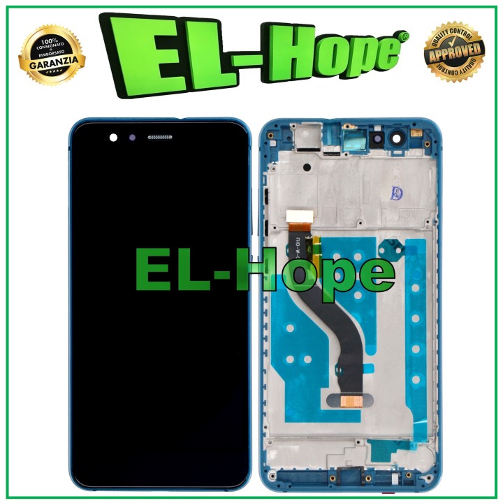 LCD DISPLAY + FRAME FOR HUAWEI P10 LITE WAS-LX1 LX1A TOUCH SCREEN BLUE SCREEN