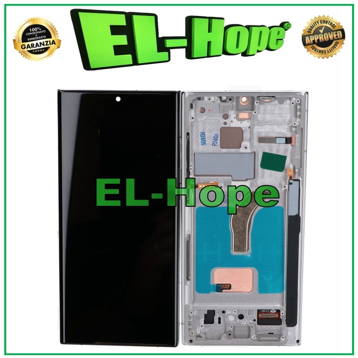 TFT LCD DISPLAY + FRAME TOUCH FOR SAMSUNG GALAXY S22 ULTRA 2022 SM-S908 WHITE