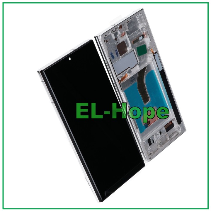 TFT LCD DISPLAY + FRAME TOUCH FOR SAMSUNG GALAXY S22 ULTRA 2022 SM-S908 WHITE