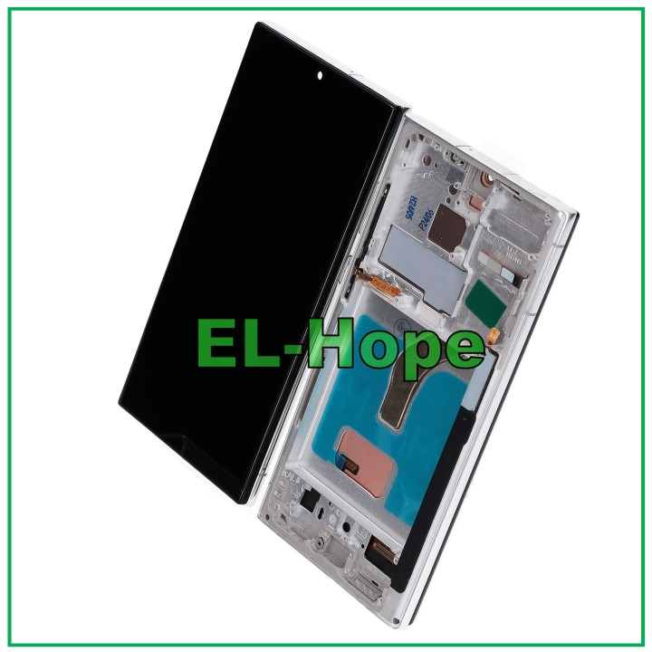 TFT LCD DISPLAY + FRAME TOUCH FOR SAMSUNG GALAXY S22 ULTRA 2022 SM-S908 WHITE