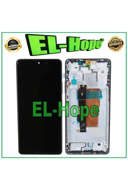 OLED FRAME LCD DISPLAY FOR XIAOMI REDMI NOTE 12 TURBO 5G TOUCH SCREEN BLACK GLASS