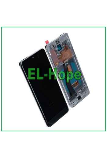 OLED LCD DISPLAY + FRAME FOR SAMSUNG GALAXY S20 SM-G980 G981 TOUCH GLASS GRAY