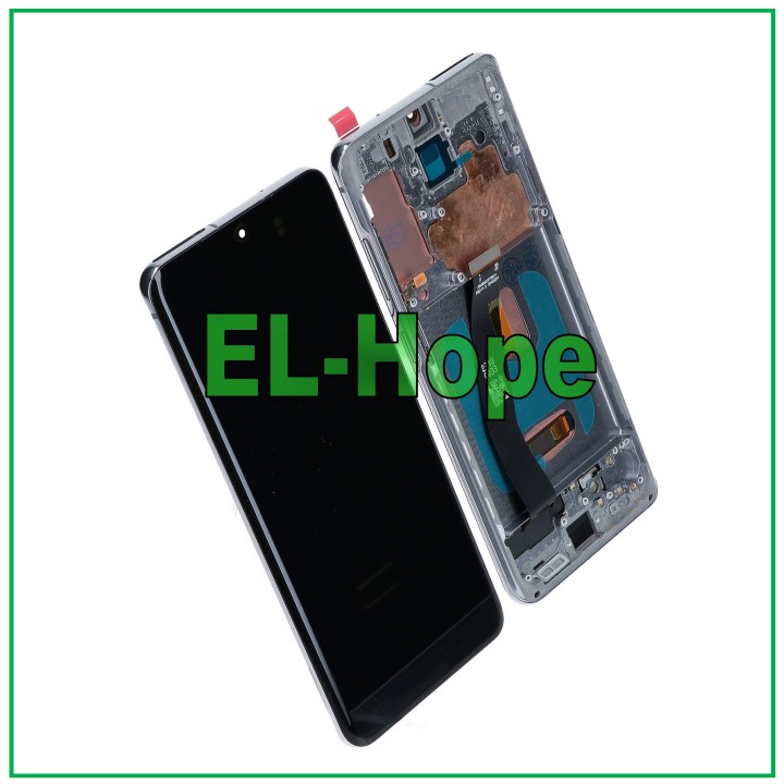 OLED LCD DISPLAY + FRAME FOR SAMSUNG GALAXY S20 SM-G980 G981 TOUCH GLASS GRAY