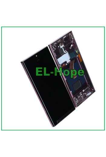 OLED FRAME TOUCH LCD DISPLAY FOR SAMSUNG GALAXY S22 ULTRA 2022 SM-S908 BURGUNDY