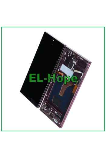 OLED FRAME TOUCH LCD DISPLAY FOR SAMSUNG GALAXY S22 ULTRA 2022 SM-S908 BURGUNDY