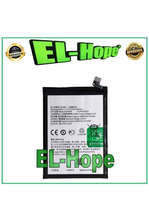 BATTERY BLP909 1ICP5/65/92 FOR OPPO REALME 9 5G RMX3474 RMX3388 EQUAL ORIGINAL