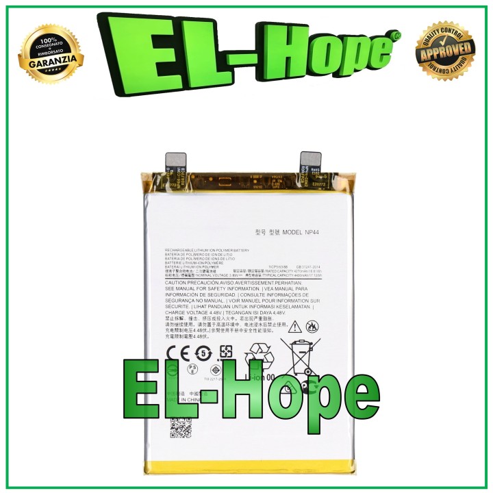 NP44 BATTERY FOR MOTOROLA MOTO EDGE 40 / EDGE 30 FUSION XT2303-2 EQUAL ORIGINAL