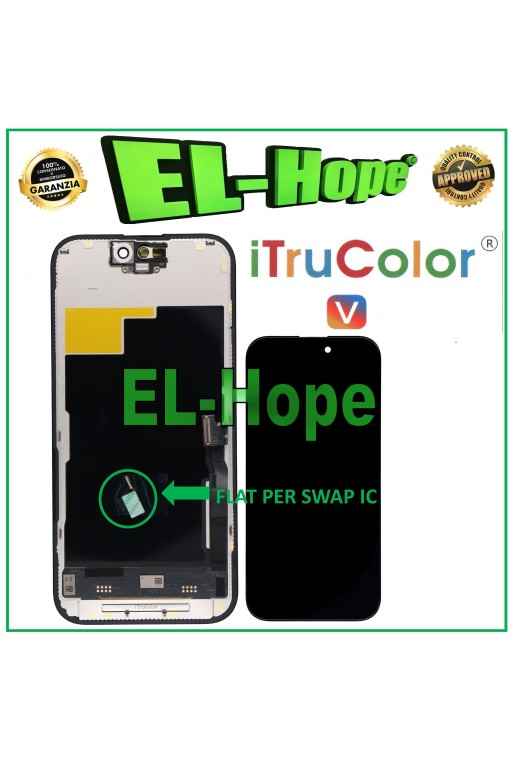 INCELL iTruColor LCD DISPLAY FOR APPLE IPHONE 15 PRO TOUCH SCREEN GLASS