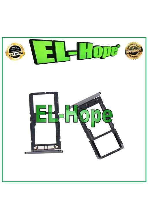 SLOT CARRIAGE SIM CARD COMPARTMENT MICRO SD FOR LENOVO TAB M10 FHD PLUS TB-X606 BLACK