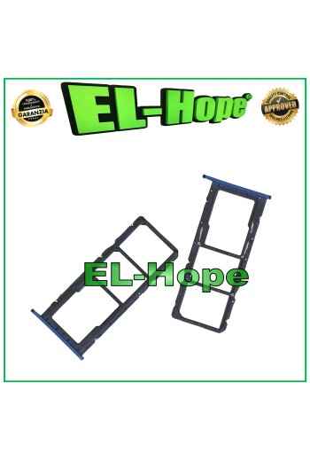 SLOT CART COMPARTMENT NANO SIM SD CARD HUAWEI HONOR 8A JAT-LX1 LX2 LX3 L29 BLUE