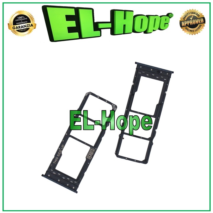SLOT CARRIAGE SIM CARD COMPARTMENT MICRO SD FOR MOTOROLA MOTO E22 E22i XT2239 BLACK