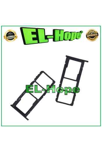 SLOT CART COMPARTMENT NANO SIM SD CARD HUAWEI HONOR 8A JAT-LX1 LX2 LX3 L29 BLACK