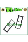 SLOT CART COMPARTMENT NANO SIM SD CARD HUAWEI HONOR 8A JAT-LX1 LX2 LX3 L29 BLACK