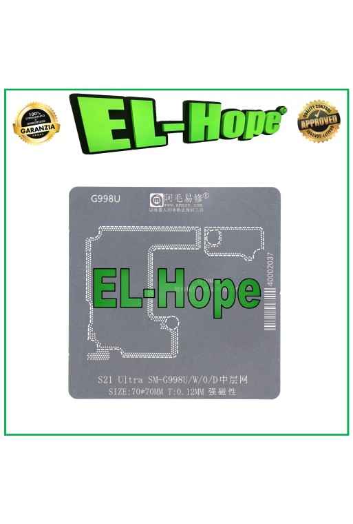 STENCIL REBALLING LAYER MOTHERBOARD FOR SAMSUNG GALAXY S21 ULTRA 5G SM-G998 U