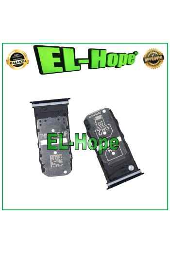 SLOT CARRIAGE SIM CARD COMPARTMENT MICRO SD FOR MOTOROLA MOTO EDGE 5G XT2063 BLACK