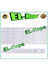 KIT 10 5 LED STRIP BARS FOR 55  TV BENQ 4/08-K55WD9-A211/N01 A2 K550WD93195069