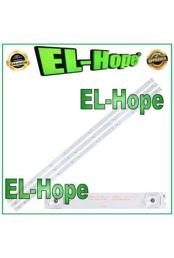 KIT OF 3 8 LED STRIP BARS FOR 43 PHILIPS TV 4708-K43WDD-A3117N01 K430WDD1 A3 A4
