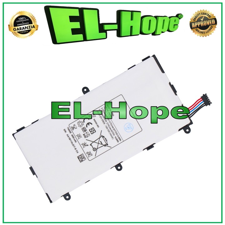 BATTERY T4000E FOR SAMSUNG GALAXY TAB 3 7.0 GT-P3200 4000 mAh EQUAL TO ORIGINAL